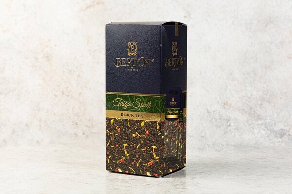 Чай листовой Berton "Таежный дух", в пакетах для заваривания в чайнике (4 гр. х 10 шт.) - фотография № 2