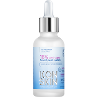 ICON SKIN / 18% Смарт пилинг-система для проблемной кожи / 18% Anti-acne Smart Peel System, 30 мл.