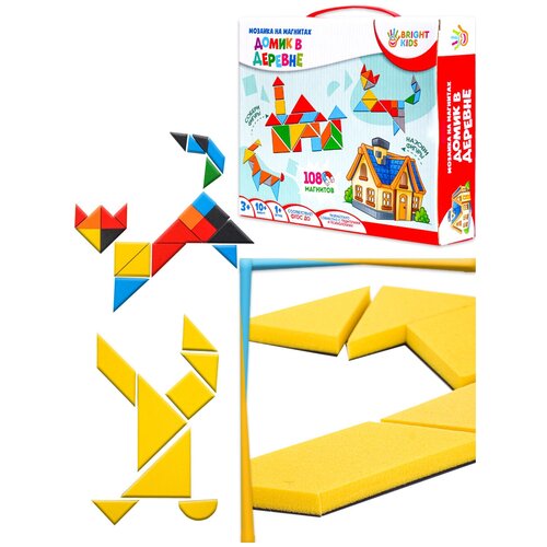 BRIGHT KIDS Мозаика на магнитах Домик В деревне 509₽