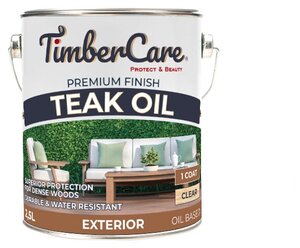 Timbercare 350043 TimberCare Teak Oil натуральное тиковое масло 0,75л прозрачный