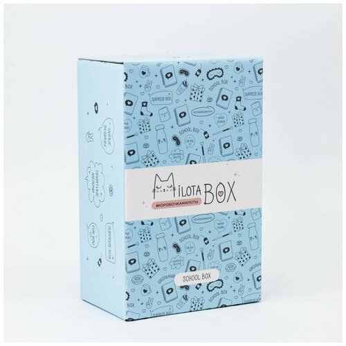 подарочный набор milotabox mini girlfriend Коробочка сюрприз MilotaBox mini School милота бокс, милотабокс, подарочный бокс