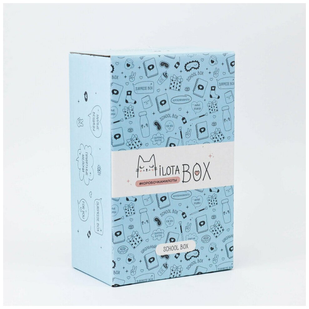 Коробочка сюрприз MilotaBox mini "School" милота бокс, милотабокс, подарочный бокс