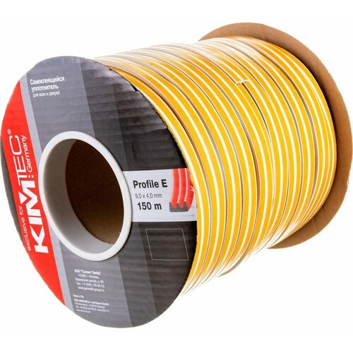 KIM TEC Уплотнитель E-150 белый 4х9мм 585935