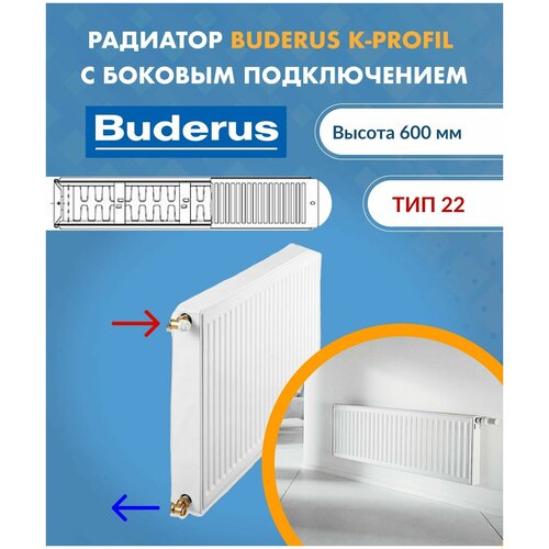 Панельный радиатор Buderus Logatrend K-Profil 22/600/1300 7724105613