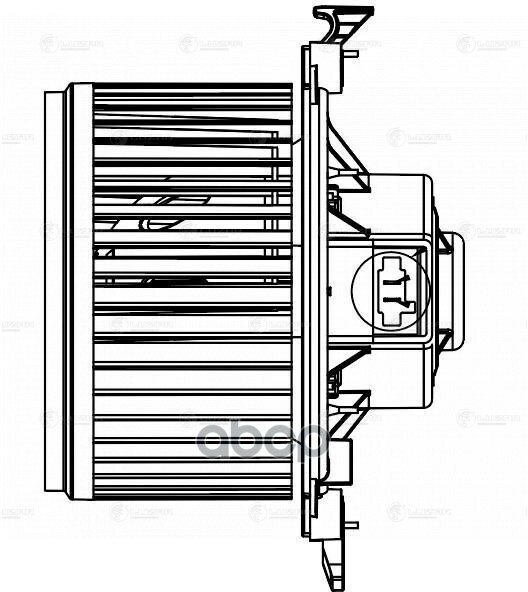 Электровентилятор отопителя для автомобилей Iveco Daily V (11-) LFh 1641 LUZAR