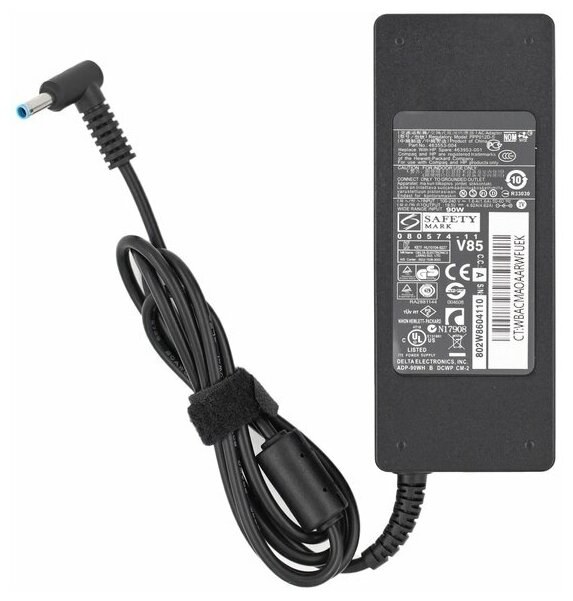 Блок питания для ноутбука HP Pavilion 14-e, 14-n, 15-e, 15-n, 17-e, 19.5V, 4.62A, 90W, 4.5x3.0 с кабелем