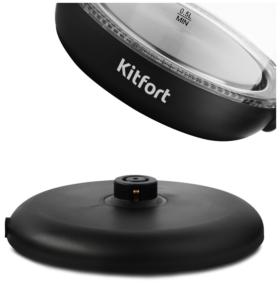 Чайник Kitfort KT-625-6, черный - фотография № 6
