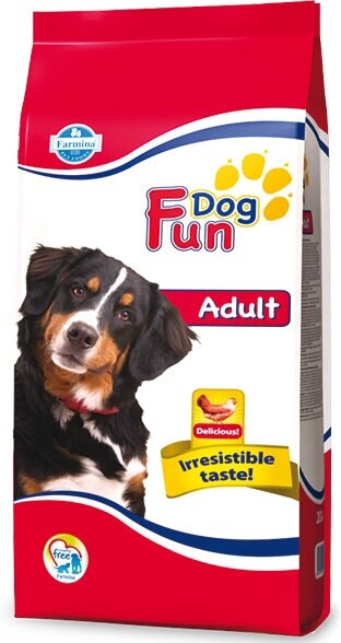 Корм Farmina Fun Dog Adult для взрослых собак с курицей, 20 кг