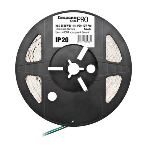 Лента светодиодная LED NAVIGATOR 4.8Вт IP20 12В