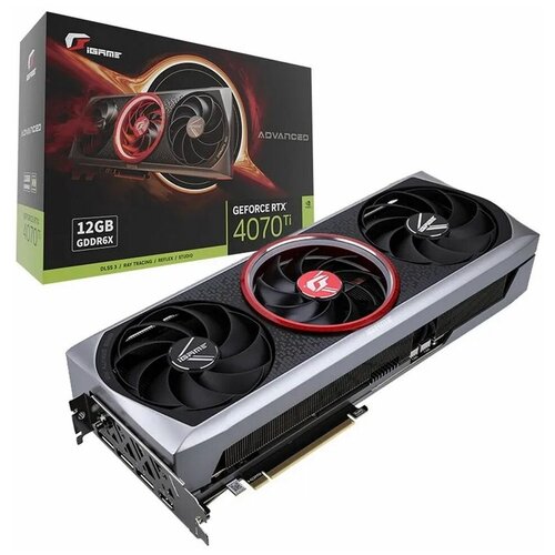 Видеокарта Colorful RTX4070Ti iGame Advanced OC-V 12GB GDDR6X 192bit HDMI 3xDP 10032800₽