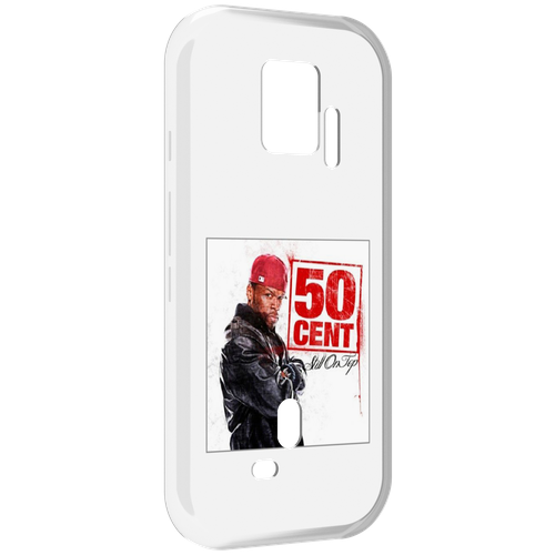 Чехол MyPads 50 Cent - Still On Top для ZTE Nubia Red Magic 7S Pro задняя-панель-накладка-бампер чехол mypads 50 cent still on top для zte nubia red magic 1 5g задняя панель накладка бампер