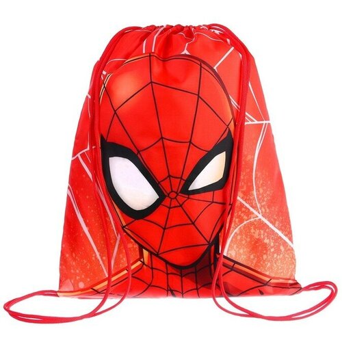 Мешок для обуви 420 х 350 мм, Spider-man футболка с коротким рукавом для мальчика spider man графитовая