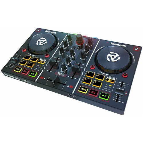 DJ-контроллер NUMARK PARTYMIX numark party mix ii serato le dj controller led lightshow с подставкой для ноутбука numark party mix ii serato le dj controller led lightshow w laptop stand