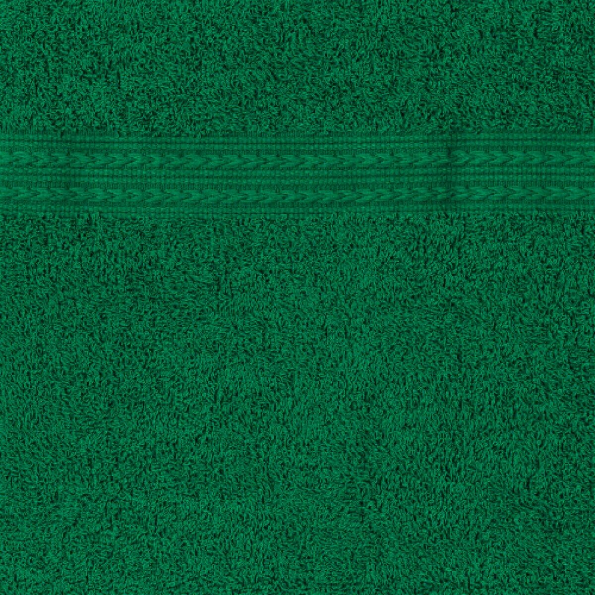 Полотенце махровое Вышний Волочек темно-зеленый (пл.375) 50х90