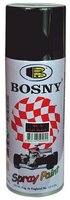 Краска Bosny Spray Paint акриловая универсальная матовая, 4 flat black, 400 мл