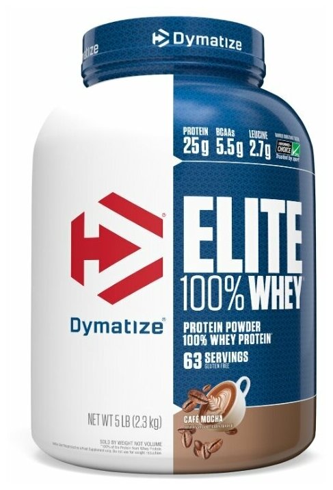 DYMATIZE Elite Whey 5lb (2,27 ) (Cafe Mocha)