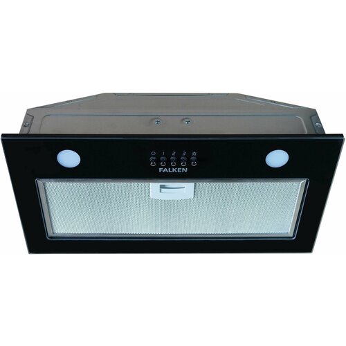 Кухонная вытяжка встраиваемая FALKEN H-6003-2 BLACK GLASS 999000₽