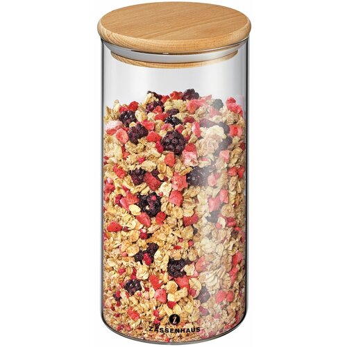 Банка для хранения с деревянной крышкой ZASSENHAUS, 1,3 л