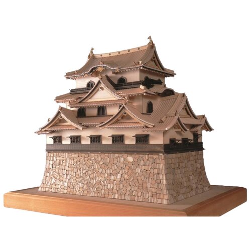фото Сборная модель woody joe замок hikone wj35231 1:80