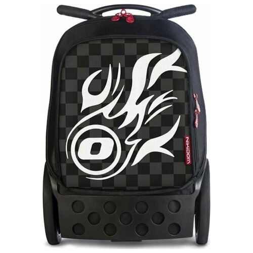 фото Рюкзак nikidom 20909 белый огонь на черном