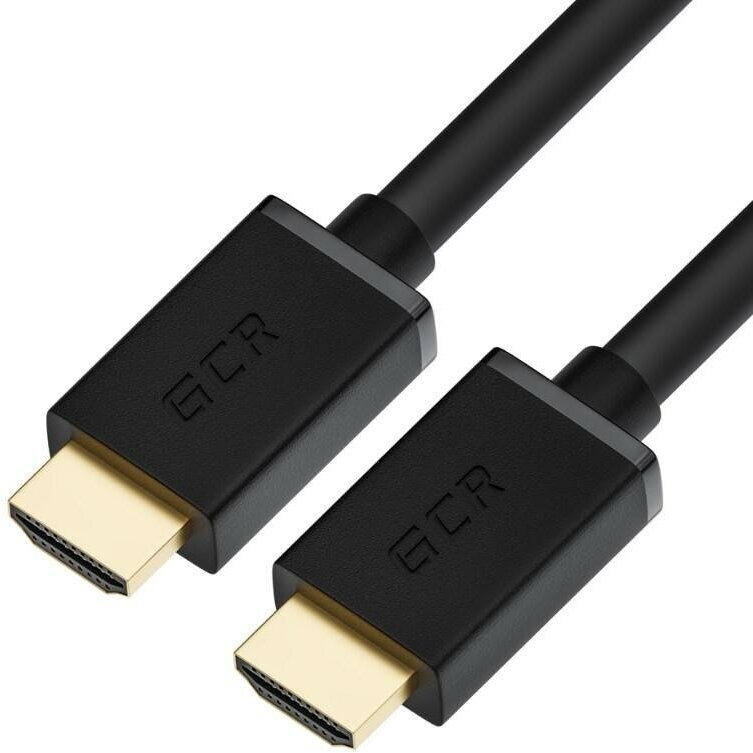 Кабель HDMI 1м Green Connection GCR-HM411-1.0m круглый черный