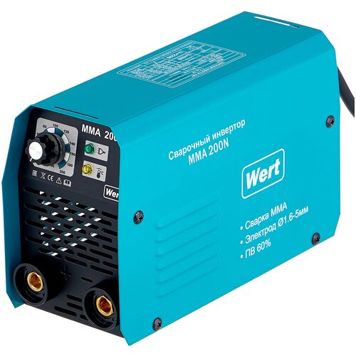 Сварочный аппарат инверторного типа Wert MMA 200N TIG MMA 346500₽