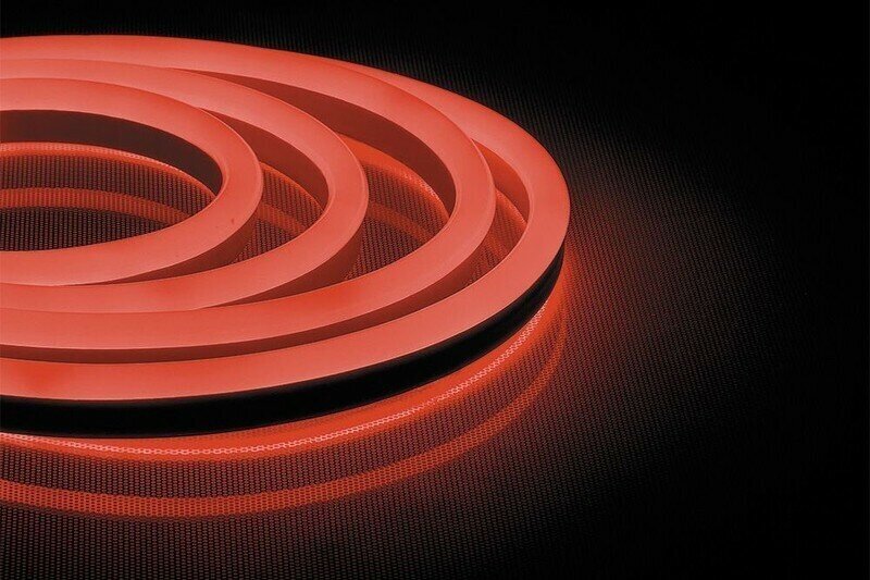 Лента светодиодная,120SMD(2835)/м 9,6Вт/м 230V IP67 50м, красный, LS720 с 1 сетевым шнуром, 1 заглушкой, 1 коннектором в комплекте - фотография № 4