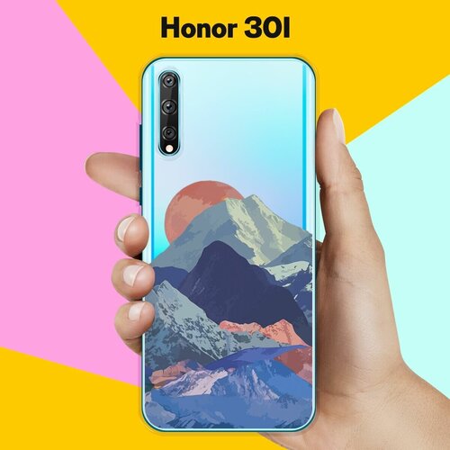 Силиконовый чехол Горы на Honor 30i силиконовый чехол на honor 30 хонор 30 с принтом заснеженные горы