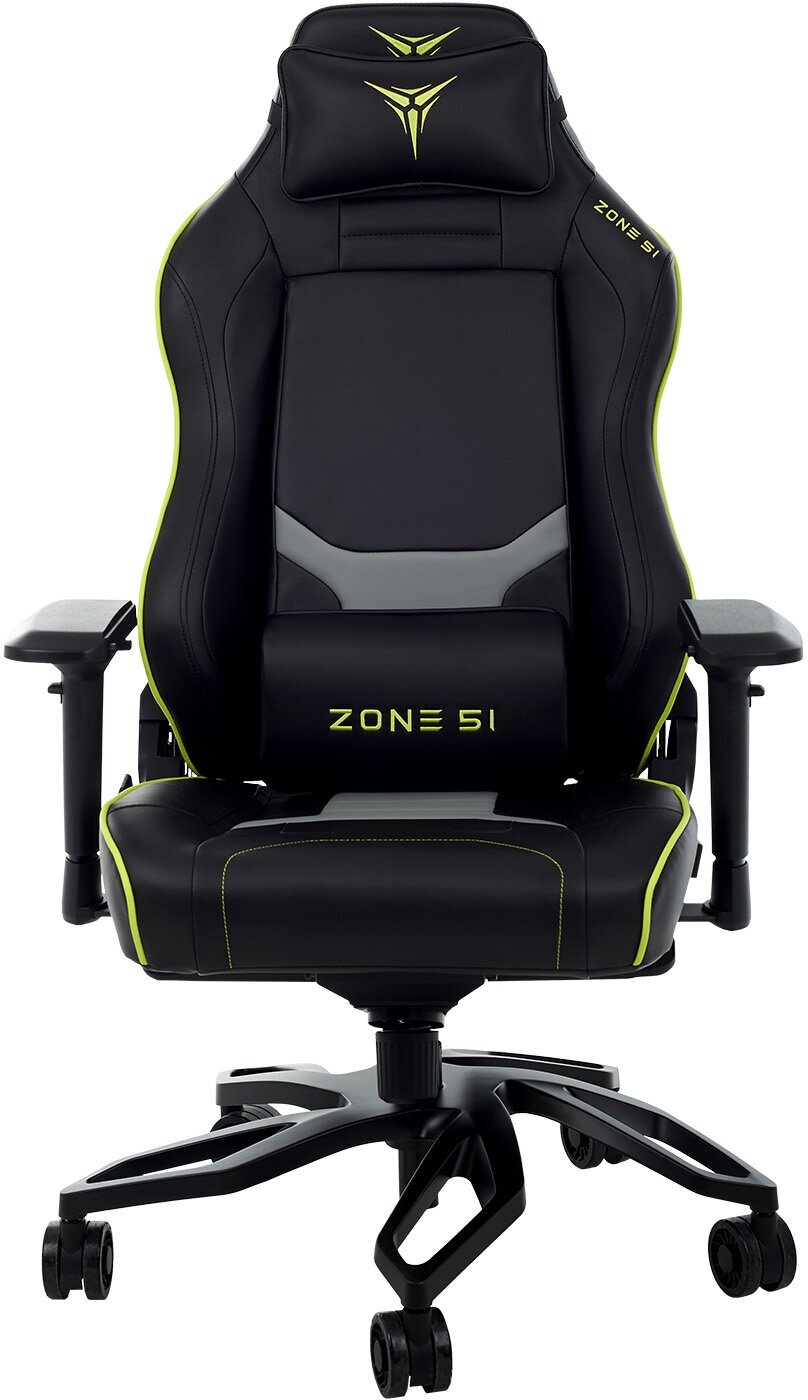 Кресло компьютерное игровое ZONE 51 Cyberpunk Black/Green Z51-CBP-BG