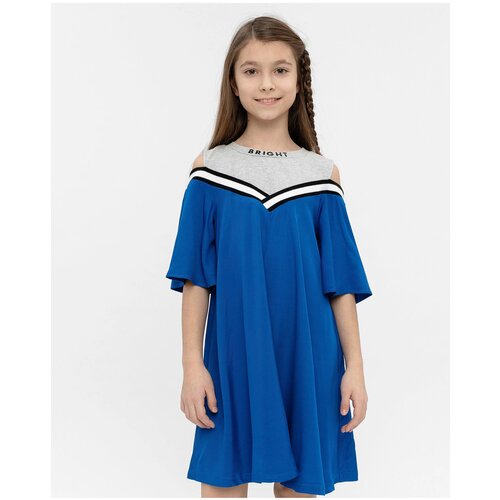 фото Платье gulliver размер 146, синий
