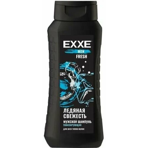EXXE MAN Fresh Шампунь для всех типов волос мужской Ледяная свежесть, 400 мл
