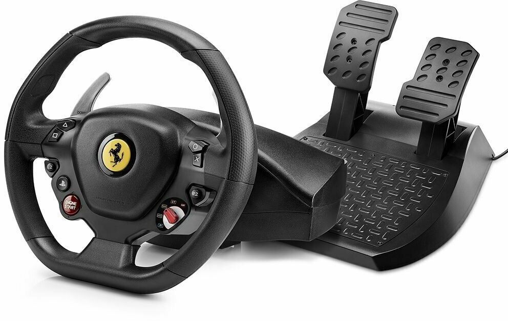 Руль игровой Thrustmaster T80 Ferrari 488 GTB Edition для PS4 / PC — купить в интернет-магазине по низкой цене на Яндекс Маркете