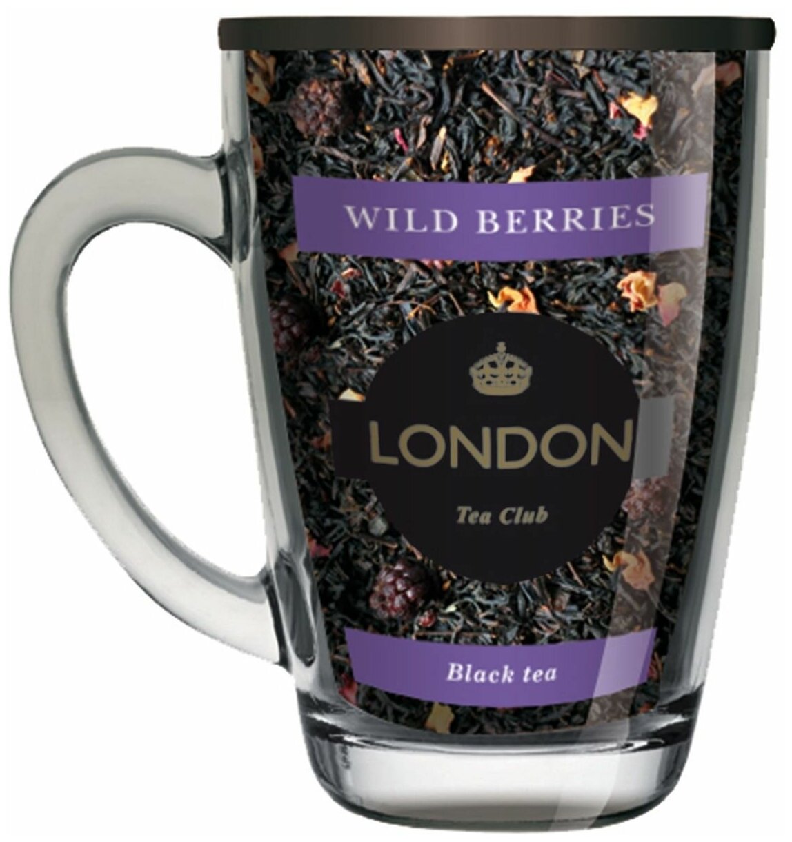 Чай черный London tea club Wild berries подарочный набор, роза ...