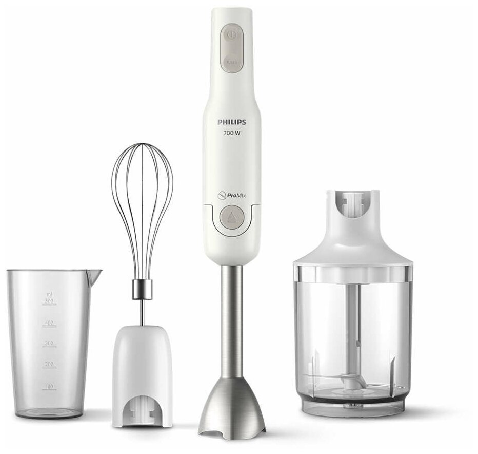 Блендер PHILIPS HR2545/00 white (Тип погружной, мощность 700 Вт) (HR2545/00)