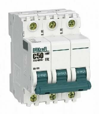 Авт. выкл. Schneider Electric DEKraft 3P 50А 4.5кА