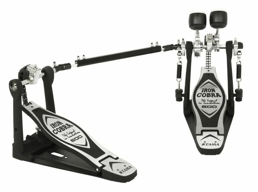 Педаль для бас-барабана двойная Tama Iron Cobra HP600DTW