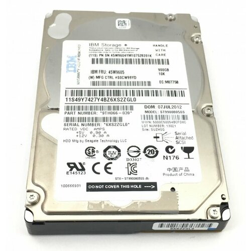 Жесткий диск IBM 81Y2464 900Gb 10000 Fibre Channel 25 HDD 16178000₽