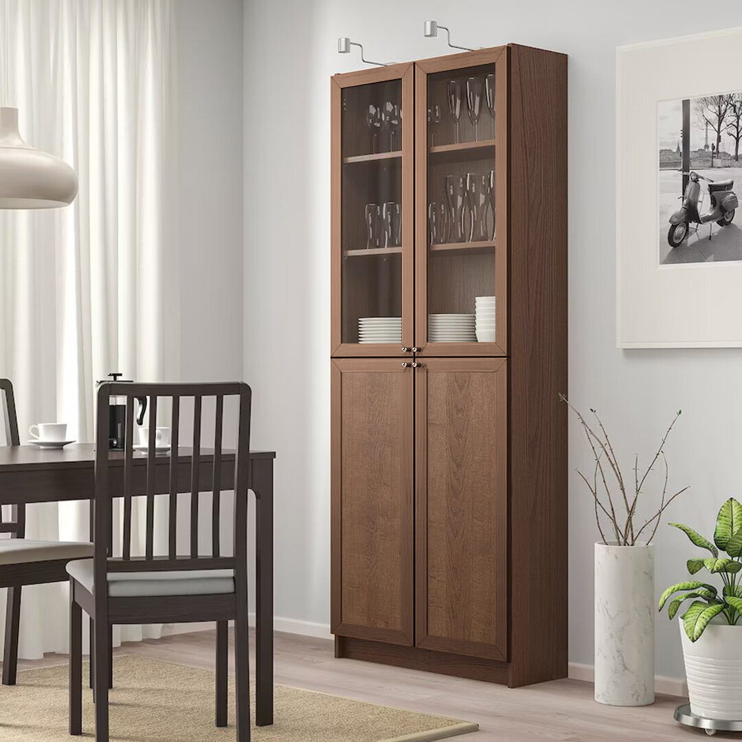 фото Фиеста корпус Шкаф Билли 21 FS орех экко дизайн IKEA