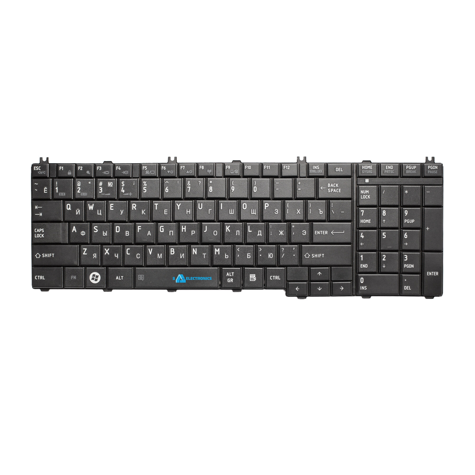 Клавиатура для TOSHIBA SATELLITE c660 / l655 / l755 / c670 / l650d / l650 / c650 / l775 / l750d / c660d / l750 / l670 / l675d / c650d / c655 / l655d