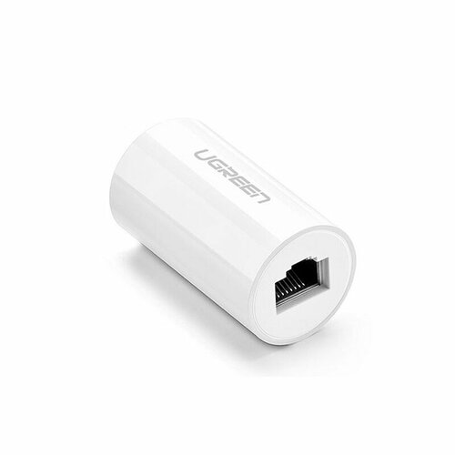фото Адаптер-удлинитель ugreen nw116 rj45 ethernet connector white 20391