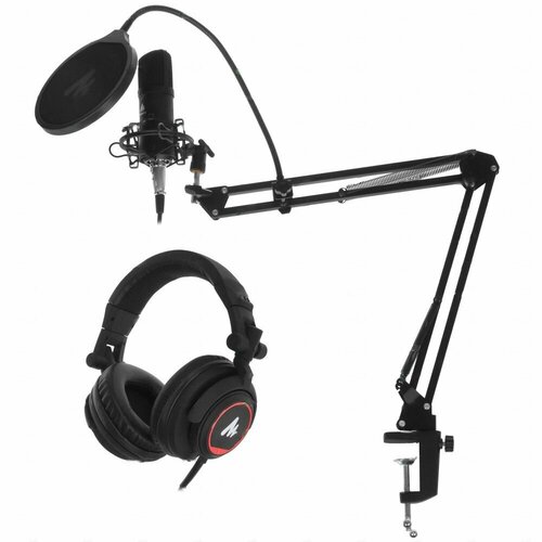 Микрофонный комплект Maono AU-A03H черный пантограф maono arm stand au b01 черный