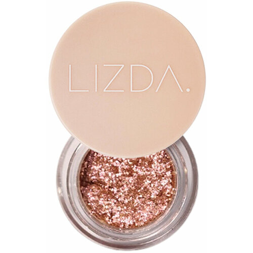 Lizda~Блестящий глиттер для век #1~Bling Fit Eye Glitter Dry Rosy #1