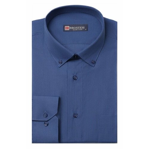 Рубашка , размер 45/46, синий