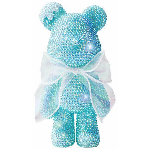 Алмазная мозаика Fun and Done Мишка Шайни бирюзовый MM77021