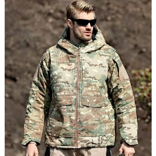 фото Куртка мужская зимняя для охоты и рыбалки, цвет: мультикам нет бренда