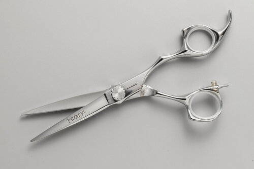 Изображение товара PROFYLAB (Profy-L) Ножницы парикмахерские прямые профессиональные 6.0" "PREMIUM SILVER"
