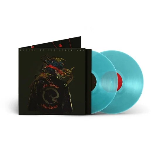 Виниловая пластинка QUEENS OF THE STONE AGE / IN TIMES NEW ROMAN (CLEAR BLUE VINYL) (2LP)