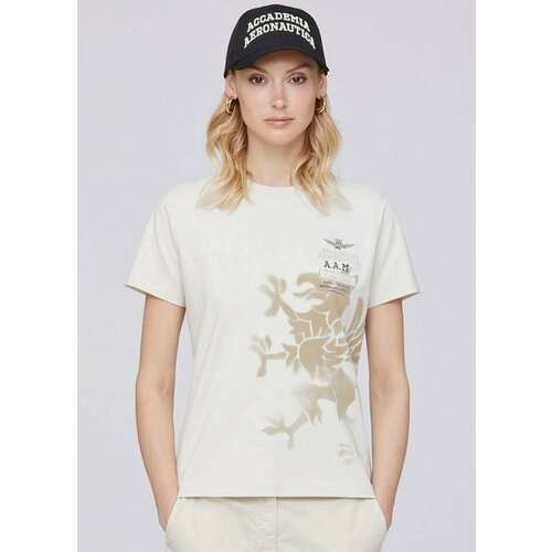 Футболка Aeronautica Militare, размер XL, бежевый