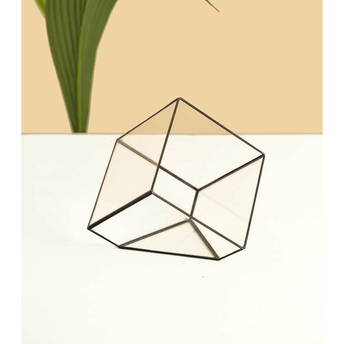 Флорариум Куб усеченный мини, 16см