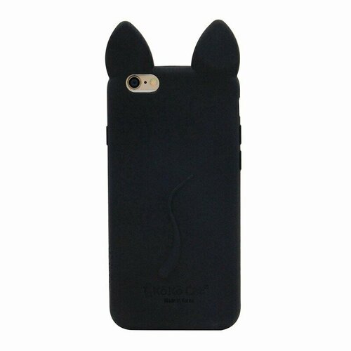 Силиконовый чехол KoKo Cat для iPhone 6/6S (4.7 дюйма), черный силиконовый чехол узор из ёжиков на apple iphone 6 iphone 6s